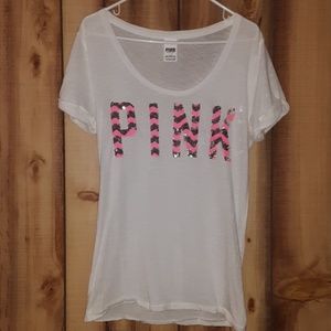 Victoria's secret pink sequin top